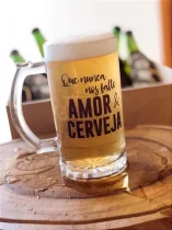 CANECA DE CHOPP VIDRO